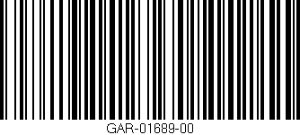 Código de barras (EAN, GTIN, SKU, ISBN): 'GAR-01689-00'