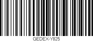 Código de barras (EAN, GTIN, SKU, ISBN): 'GEDEX-Y825'