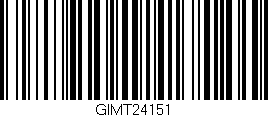 Código de barras (EAN, GTIN, SKU, ISBN): 'GIMT24151'