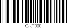 Código de barras (EAN, GTIN, SKU, ISBN): 'GKF008'