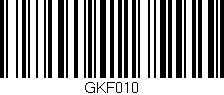 Código de barras (EAN, GTIN, SKU, ISBN): 'GKF010'