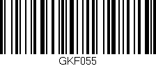 Código de barras (EAN, GTIN, SKU, ISBN): 'GKF055'