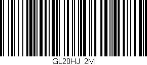 Código de barras (EAN, GTIN, SKU, ISBN): 'GL20HJ/2M'