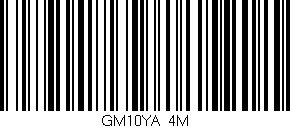 Código de barras (EAN, GTIN, SKU, ISBN): 'GM10YA/4M'