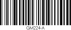 Código de barras (EAN, GTIN, SKU, ISBN): 'GM224-A'