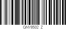 Código de barras (EAN, GTIN, SKU, ISBN): 'GNY8502/Z'