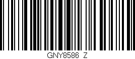 Código de barras (EAN, GTIN, SKU, ISBN): 'GNY8586/Z'