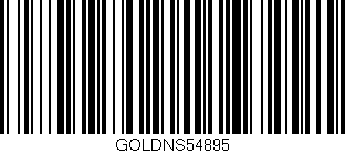 Código de barras (EAN, GTIN, SKU, ISBN): 'GOLDNS54895'