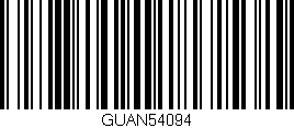 Código de barras (EAN, GTIN, SKU, ISBN): 'GUAN54094'