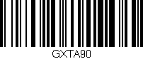 Código de barras (EAN, GTIN, SKU, ISBN): 'GXTA90'