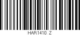 Código de barras (EAN, GTIN, SKU, ISBN): 'HAR1410/Z'