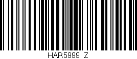 Código de barras (EAN, GTIN, SKU, ISBN): 'HAR5999/Z'