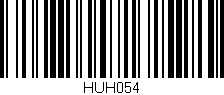 Código de barras (EAN, GTIN, SKU, ISBN): 'HUH054'