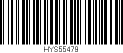 Código de barras (EAN, GTIN, SKU, ISBN): 'HYS55479'