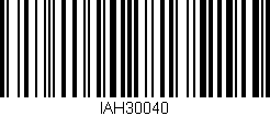 Código de barras (EAN, GTIN, SKU, ISBN): 'IAH30040'