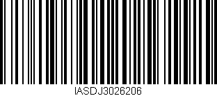 Código de barras (EAN, GTIN, SKU, ISBN): 'IASDJ3026206'