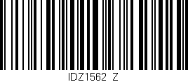 Código de barras (EAN, GTIN, SKU, ISBN): 'IDZ1562/Z'