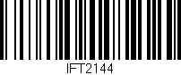 Código de barras (EAN, GTIN, SKU, ISBN): 'IFT2144'