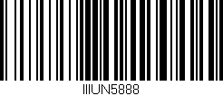 Código de barras (EAN, GTIN, SKU, ISBN): 'IIIUN5888'