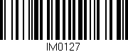 Código de barras (EAN, GTIN, SKU, ISBN): 'IM0127'