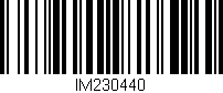 Código de barras (EAN, GTIN, SKU, ISBN): 'IM230440'