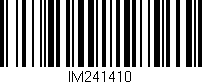 Código de barras (EAN, GTIN, SKU, ISBN): 'IM241410'