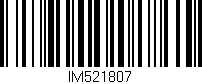 Código de barras (EAN, GTIN, SKU, ISBN): 'IM521807'