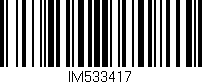 Código de barras (EAN, GTIN, SKU, ISBN): 'IM533417'