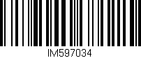 Código de barras (EAN, GTIN, SKU, ISBN): 'IM597034'