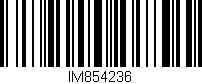 Código de barras (EAN, GTIN, SKU, ISBN): 'IM854236'