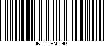 Código de barras (EAN, GTIN, SKU, ISBN): 'INT2035AE/4R'