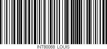 Código de barras (EAN, GTIN, SKU, ISBN): 'INT80068/LOUIS'