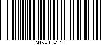 Código de barras (EAN, GTIN, SKU, ISBN): 'INTVX9JAA/3R'