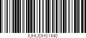 Código de barras (EAN, GTIN, SKU, ISBN): 'IUHUDHS1440'