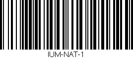 Código de barras (EAN, GTIN, SKU, ISBN): 'IUM-NAT-1'