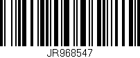 Código de barras (EAN, GTIN, SKU, ISBN): 'JR968547'