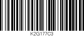 Código de barras (EAN, GTIN, SKU, ISBN): 'K2G177C3'