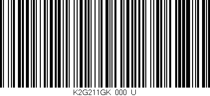 Código de barras (EAN, GTIN, SKU, ISBN): 'K2G211GK/000_U'