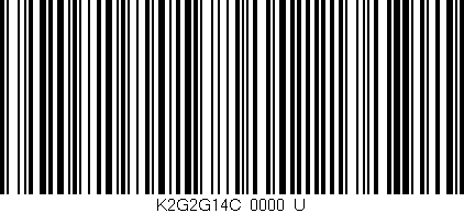 Código de barras (EAN, GTIN, SKU, ISBN): 'K2G2G14C/0000_U'