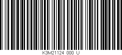 Código de barras (EAN, GTIN, SKU, ISBN): 'K3M21124/000_U'