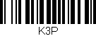 Código de barras (EAN, GTIN, SKU, ISBN): 'K3P'