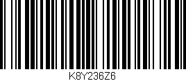 Código de barras (EAN, GTIN, SKU, ISBN): 'K8Y236Z6'