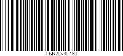 Código de barras (EAN, GTIN, SKU, ISBN): 'KBR20X30-160'