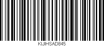 Código de barras (EAN, GTIN, SKU, ISBN): 'KIJIHSAD845'