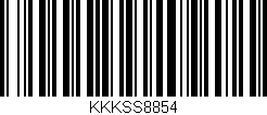 Código de barras (EAN, GTIN, SKU, ISBN): 'KKKSS8854'