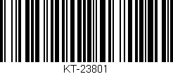 Código de barras (EAN, GTIN, SKU, ISBN): 'KT-23801'