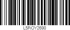 Código de barras (EAN, GTIN, SKU, ISBN): 'L5ROY2690'