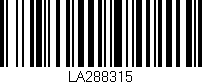 Código de barras (EAN, GTIN, SKU, ISBN): 'LA288315'