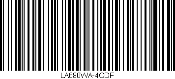 Código de barras (EAN, GTIN, SKU, ISBN): 'LA680WA-4CDF'