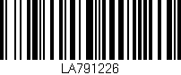 Código de barras (EAN, GTIN, SKU, ISBN): 'LA791226'